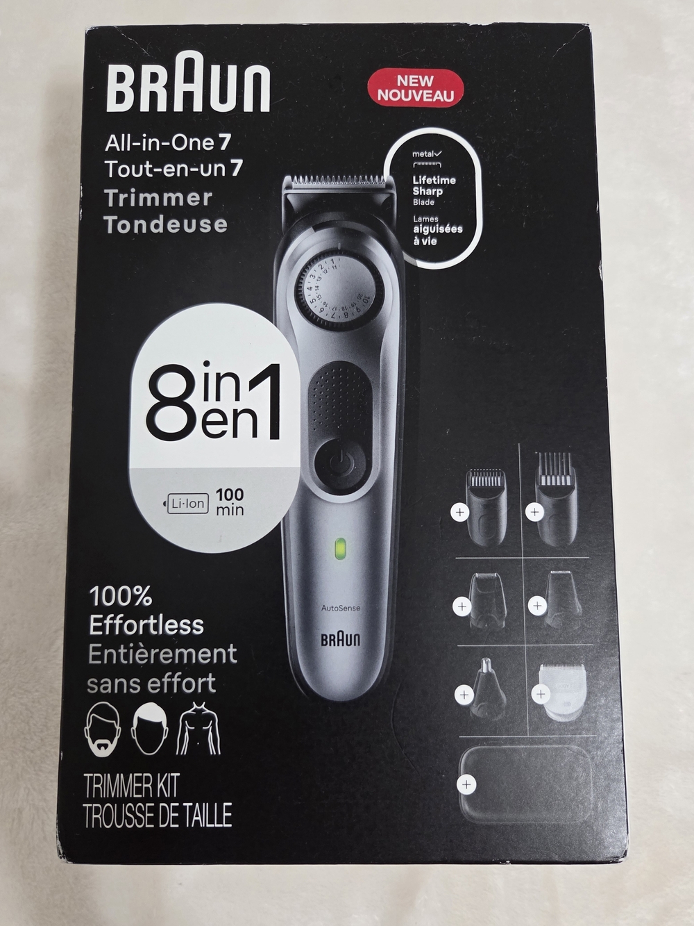 NWT Braun All-in-One 7 8-in-1 Trimmer Kit